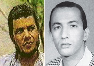 علي اليمين: محمد صلاح زيدان أو سيف العدل الحقيقيي، وعلي يسار الصورة العقيد مكاوي الذي تم القبض عليه أمس