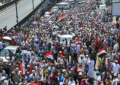 مسيرة مؤيدة للرئيس المعزول - أرشيفية