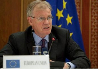 رئيس بعثة الاتحاد الأوروبى، السفير جيمس موران