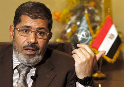 الدكتور محمد مرسي - رئيس حزب الحرية والعدالة
