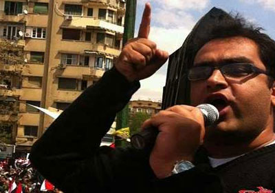 لقطة أرشيفية للنائب زياد العليمي بميدان التحرير