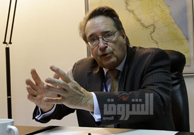 السفير مارك فرانكو رئيس بعثة المفوضية الأوروبية في مصر