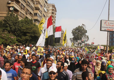 مظاهرة لـمؤيدي «مرسى»