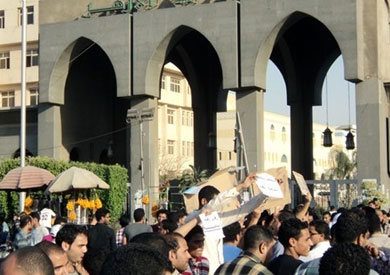 مسيرات الإخوان داخل جامعة الأزهر - أرشيفية