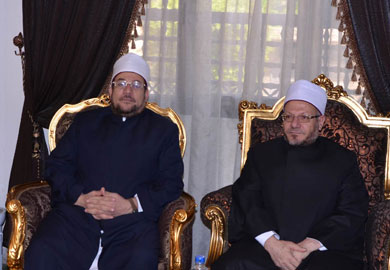 وزير الأوقاف ومفتي الجمهورية