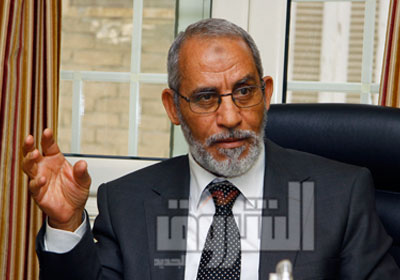 محمد بديع المرشد العام لجماعة الإخوان المسلمين