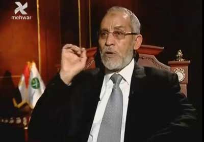 الدكتور محمد بديع- المرشد العام لجماعة الإخوان المسلمين بمصر