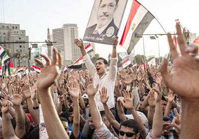 أنصار الرئيس السابق محمد مرسي