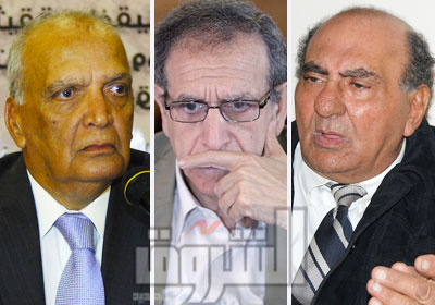 حامد الجمل وحسام عيسي ونور فرحات