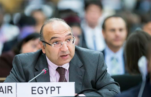 السفير عمرو رمضان، مندوب مصر لدى الأمم المتحدة