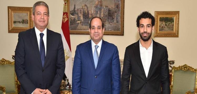 «السيسي»: الشعب المصري يستحق الفرح.. ولـ«صلاح»: بأشكرك بسبب الضغط عليك
