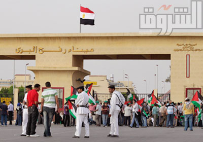 معبر رفح بين مصر وغزة