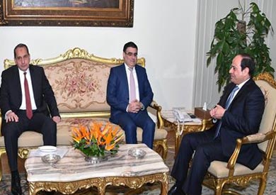 السيسي ووزير زراعة قبرص