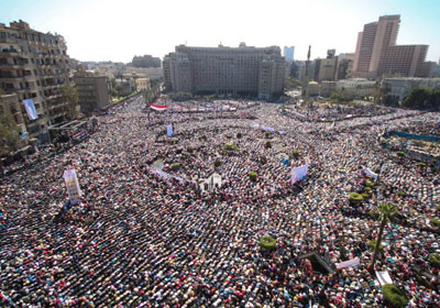 لم ينصرف المعتصمون أصلاً من ميدان التحرير، ومن المتوقع أن تكون هناك مسيرات جديدة تخرج من أماكن مختلفة في القاهرة لتنضم إلى ما هو موجود في الميدان