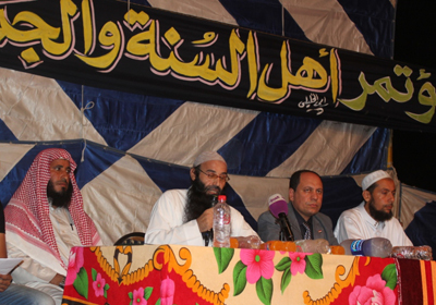 جانب من مؤتمر جماعة أهل السنة والجماعة في شمال سيناء