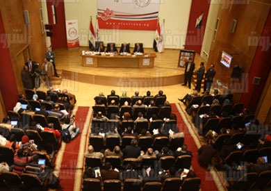 مؤتمر اللجنة العليا للانتخابات بشأن التصويت على التعديلات الدستورية - «خاص الشروق»