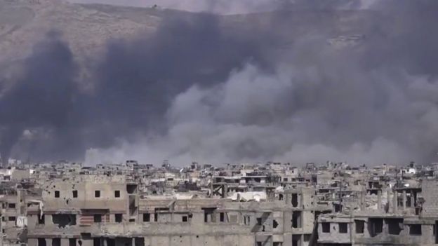 المعارضة شنت هجوما مفاجئا على حي جوبر شمالي شرقي دمشق