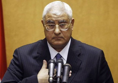 المستشار عدلي منصور رئيس الجمهورية المؤقت