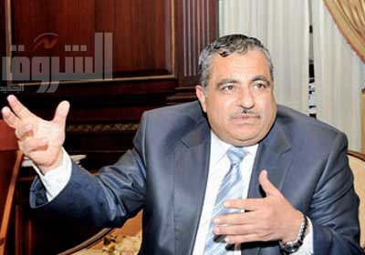 تصوير  خالد مشعل « الشروق » أحمد فهمى يتحدث إلى