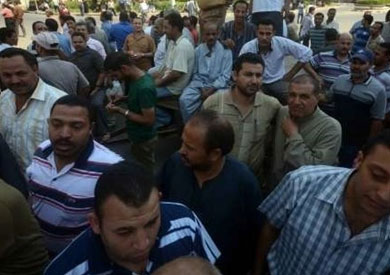 اعتصام عمال المحلة - أرشيفية