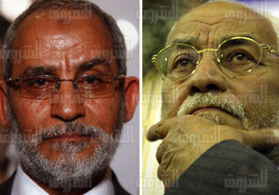 مهدى عاكف ومحمد بديع