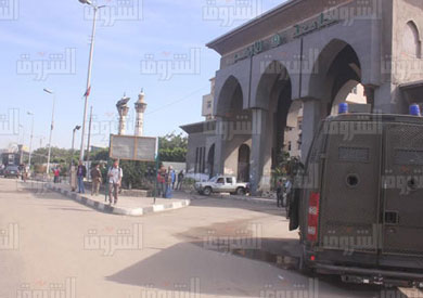 حالة الهدوء بمحيط جامعة الأزهر - تصوير: محمد جمعة