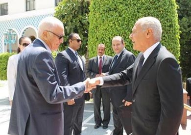 لقاء ابو الغيط بالعربي