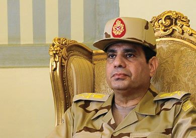 ق أول عبد الفتاح السيسي، وزير الدفاع -ارشيفية
