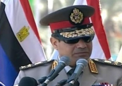 السيسي في خطابه يدعو المصريين لمليونية 26 يوليو 2013
