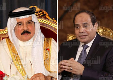 السيسي وعاهل البحرين