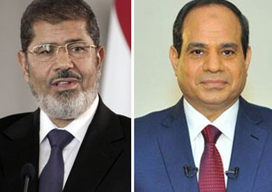 الرئيس عبد الفتاح السيسى - الرئيس المعزول محمد مرسى
