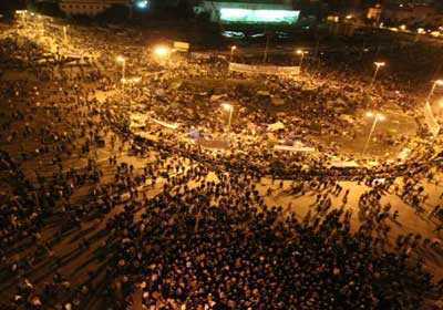 مظاهرات في ميدان التحرير