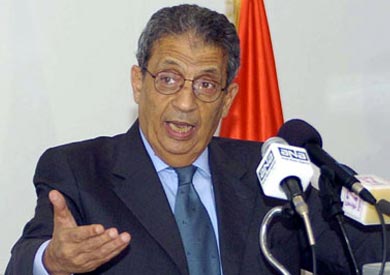عمرو موسى رئيس لجنة الخمسين لإعداد الدستور