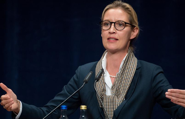 رئيسة الكتلة البرلمانية للحزب، أليس فايدل