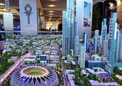 ماكيت للعاصمة الادارية الجديدة ارشيفية