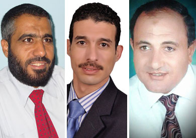 عصام خلاف وأحمد الريدي وأشرف السيس