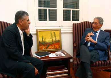 عمرو موسى -أرشيفية- تصوير جيهان نصر