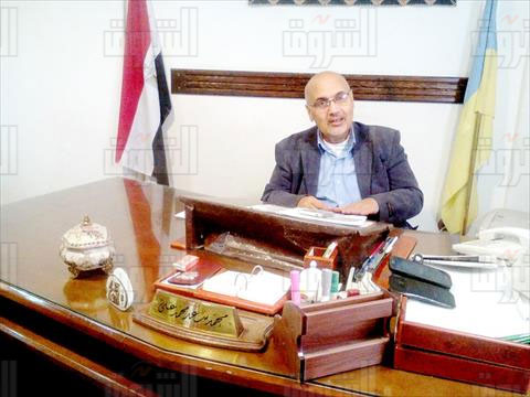 محمد سعد وكيل وزارة القوى العاملة بالإسكندرية - تصوير أميرة مرتضى