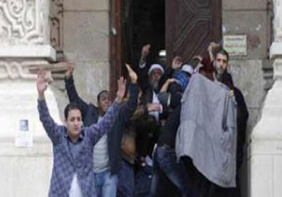 اعمال شغب امام مسجد البحر بدمياط