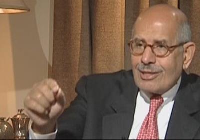 الدكتور محمد البرادعي "المنسق العام لجبهة الإنقاذ الوطني"