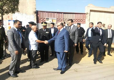 مدير أمن القاهرة خلال تفقد اللجان الانتخابية