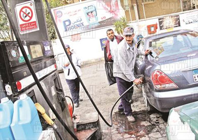 ازمة بنزين تصوير احمد عبد اللطيف