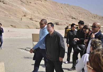 وزير الثقافة الصيني من معابد الأقصر: أعشق الحضارة الفرعونية