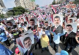 مظاهرة لأنصار الرئيس المعزول محمد مرسي – أرشيفية