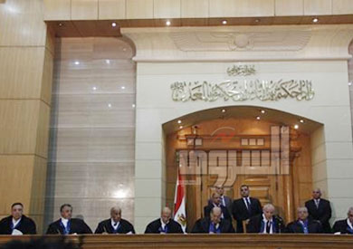 جلسة اليوم من المحكمة الدستورية العليا - تصوير: هبة الخولي