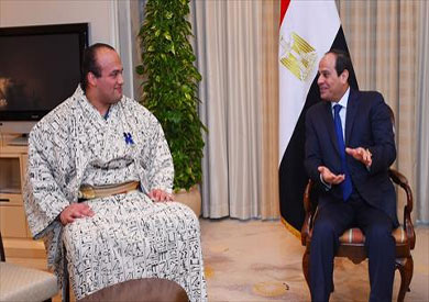 السيسي ولاعب السومو