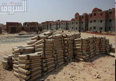 طرح أراضٍ كاملة المرافق جاهزة للبناء لتنمية المدن الجديدة - تصوير: السيد عبدالقادر
