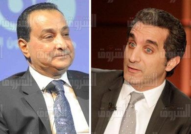 الإعلامي باسم يوسف ورجل الأعمال محمد الأمين