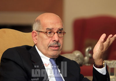 الدكتور محمد البرادعي رئيس حزب الدستور