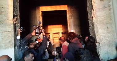 تعامد الشمس على قدس الأقداس بمعبد قصر قارون في الفيوم